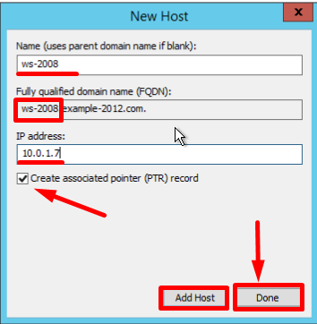 Captura de tela 29: adicionar registros para outros servidores