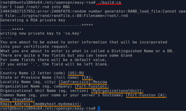 Screenshot 4: Configuring OpenVPN on Ubuntu - result