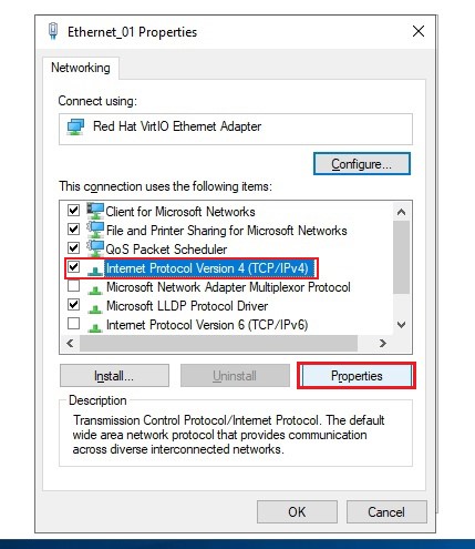 Internet Protocol Version 4 (TCP/IPv4)