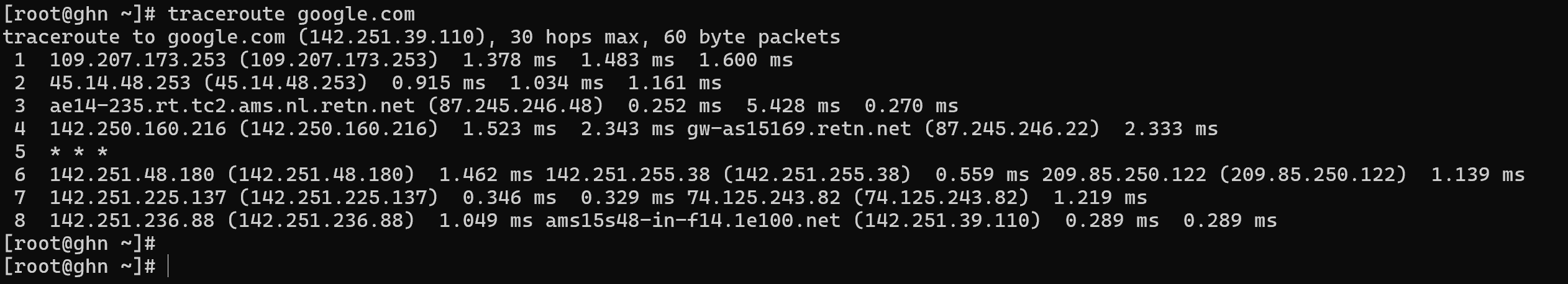  UDP traceroute