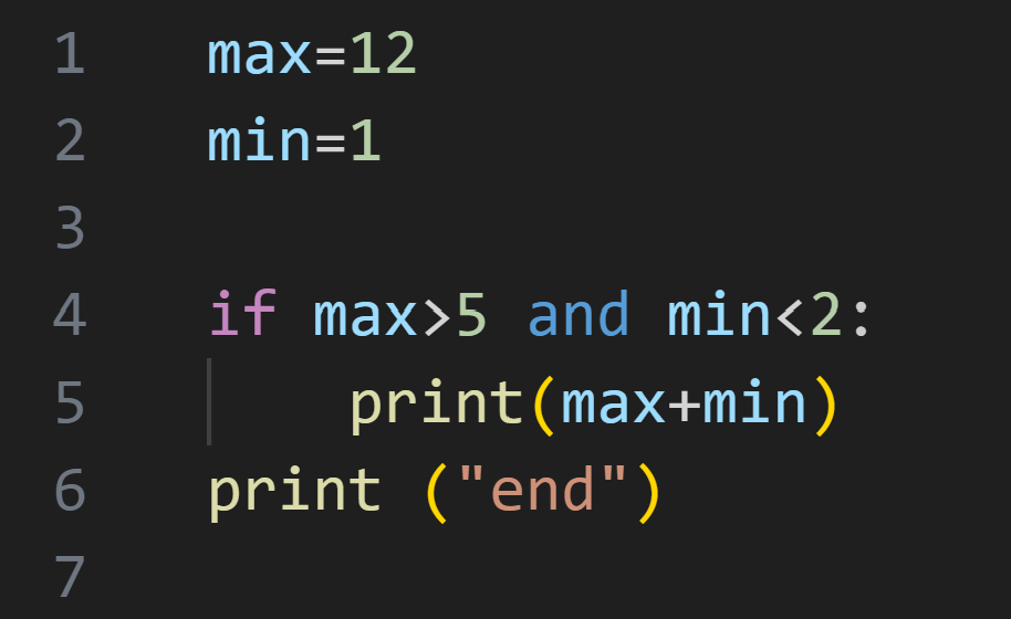 Simple construction of if expression