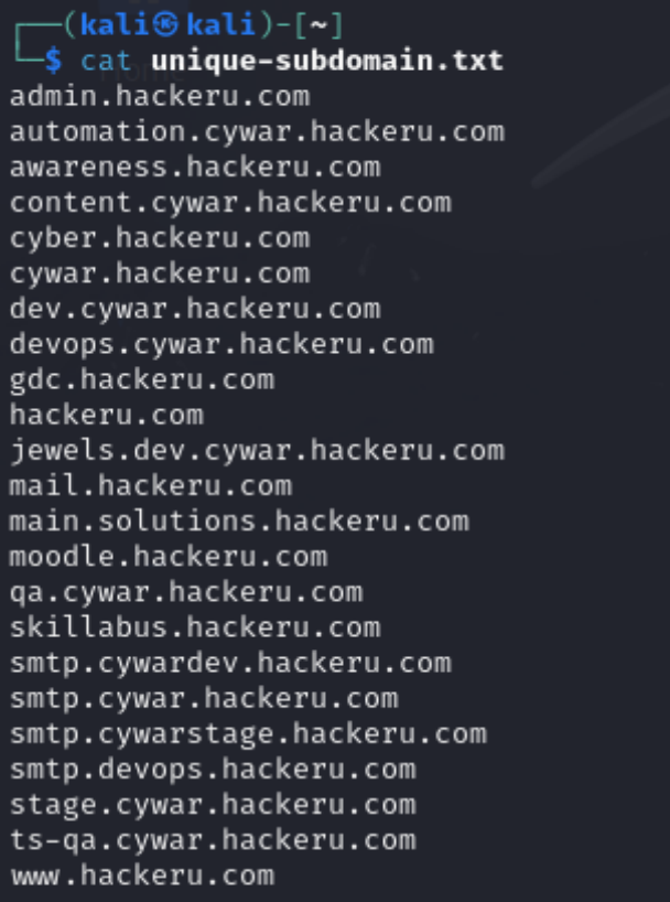 Domains