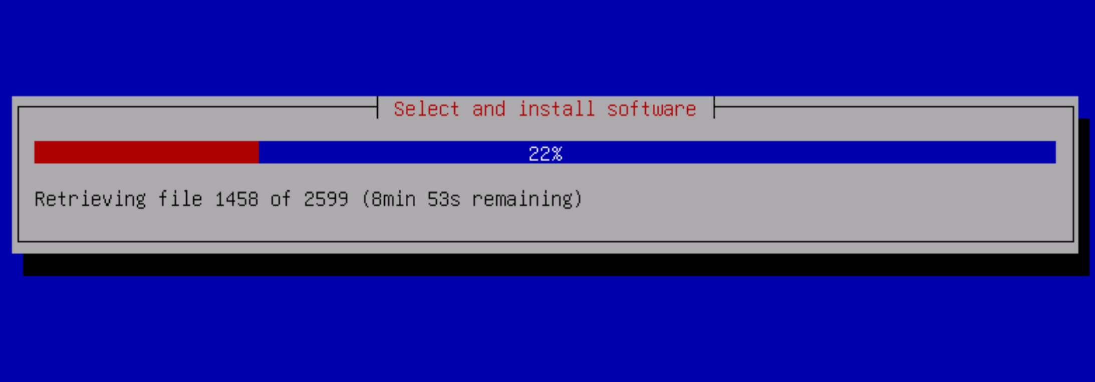 Software installation