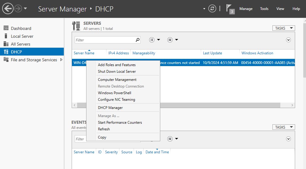 DHCP manager