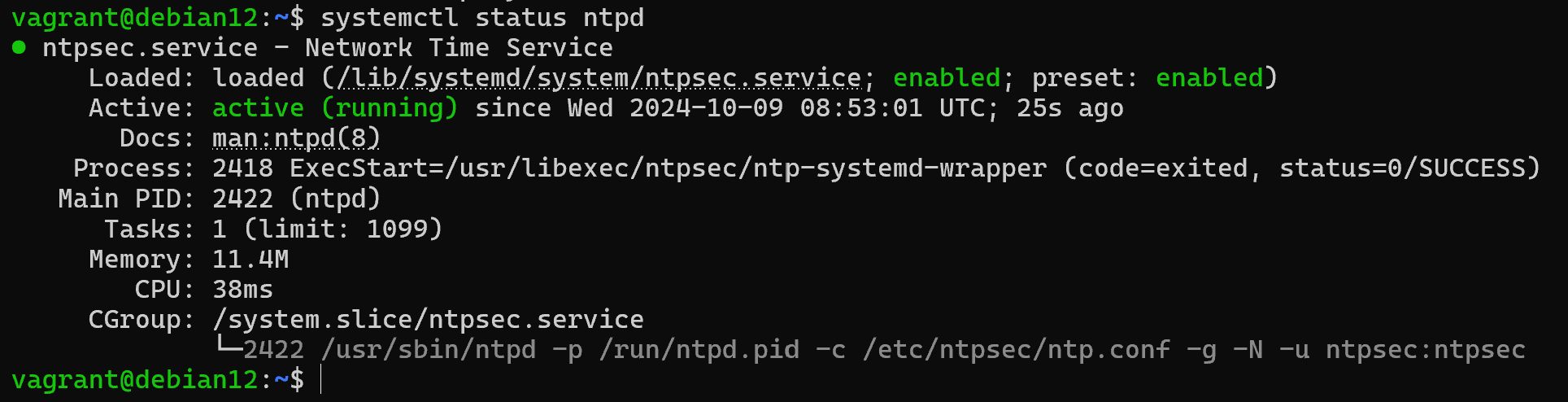 NTP service