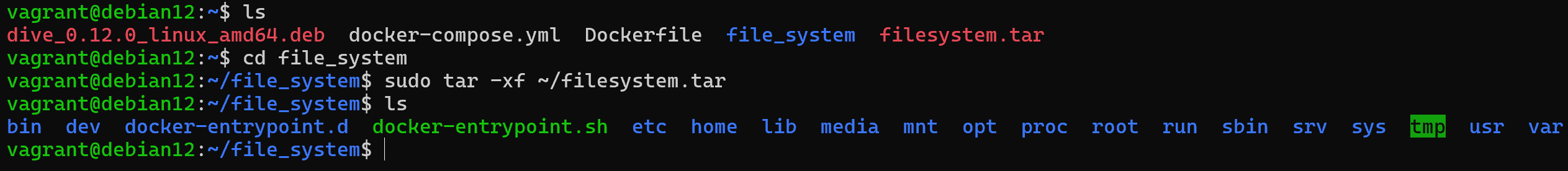 Copy of filesystem