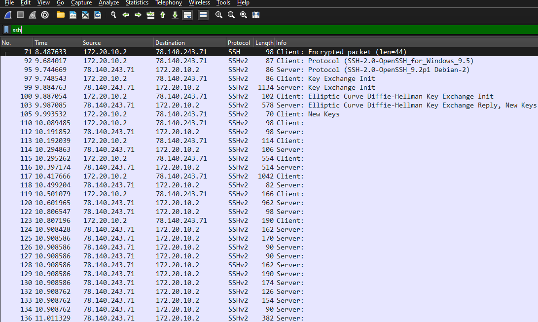  Read traffic in Wireshark