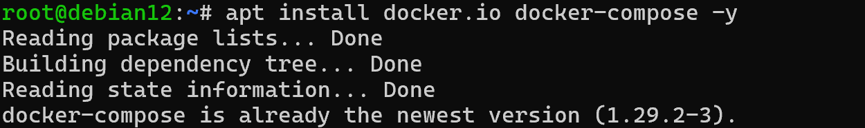 Docker installation