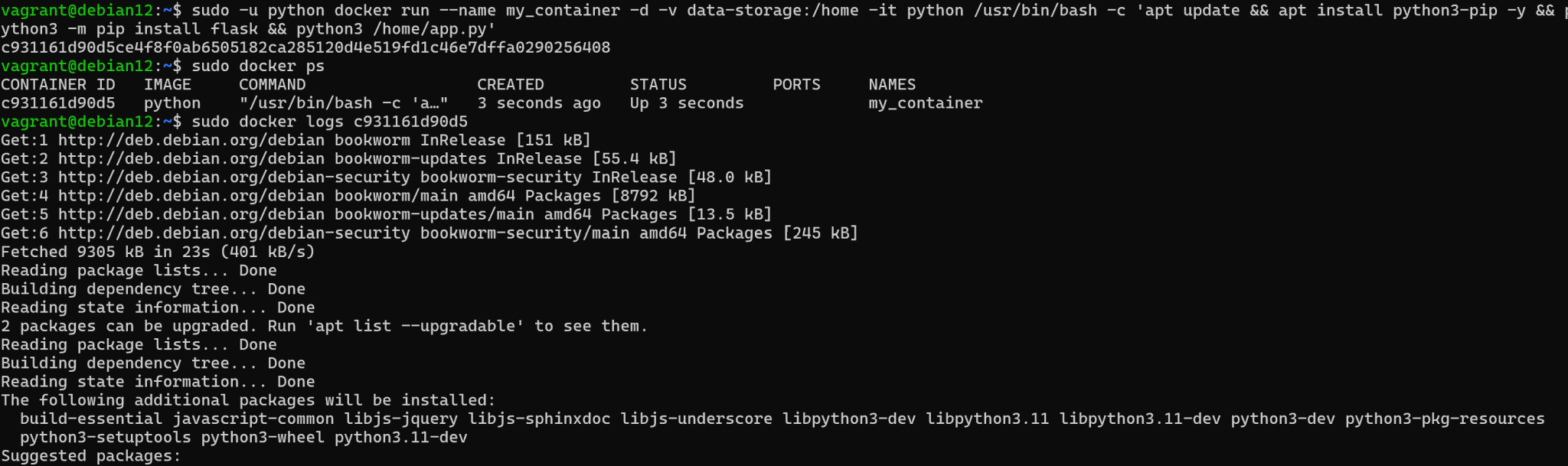 How to Start a Docker Container and Use Python: Step-by-Step Guide