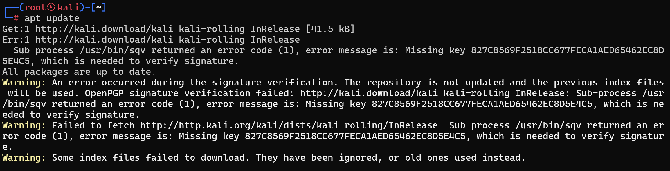 error