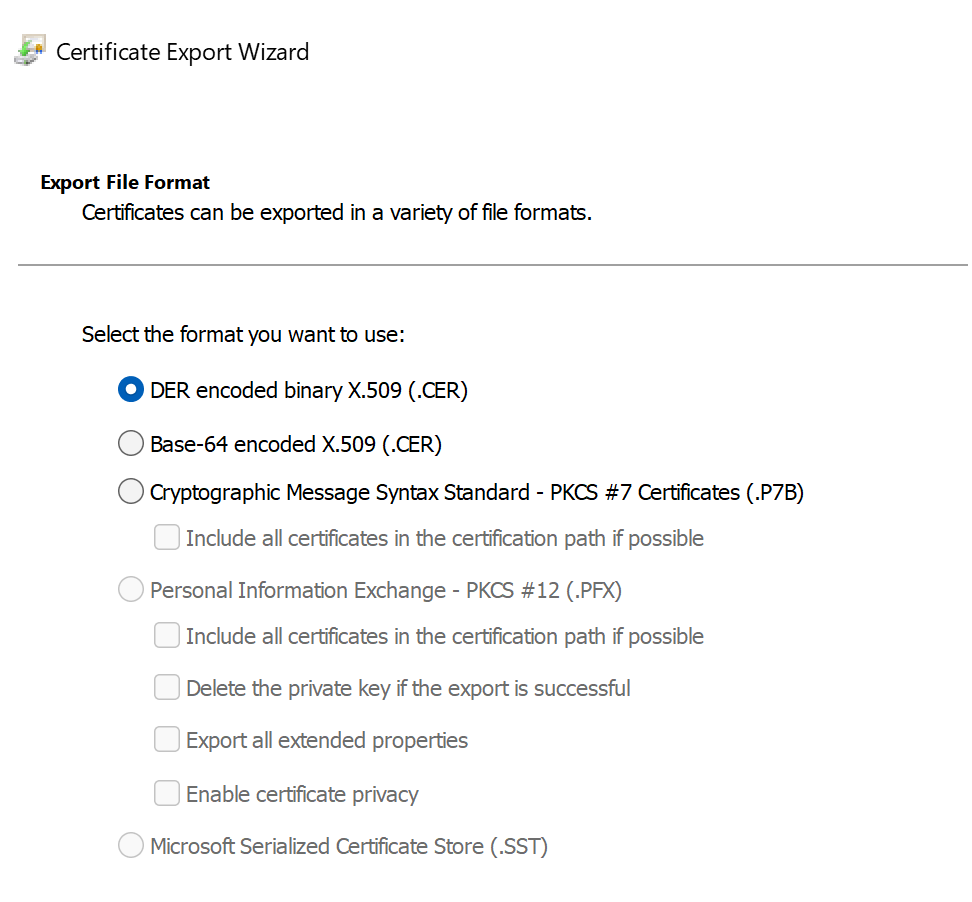 File formats